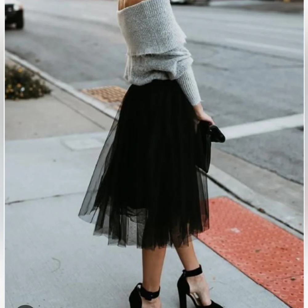 Fabulous Asymmetrical layered hem tulle skirt - Picture 1 of 3